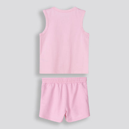 Girls Track Shorts Pink