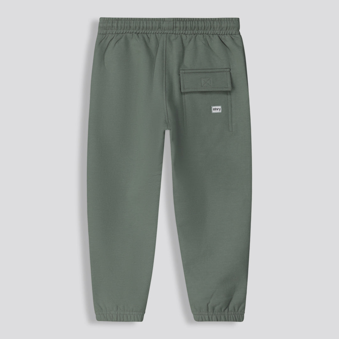 Kids Statement Track Pants Charcoal