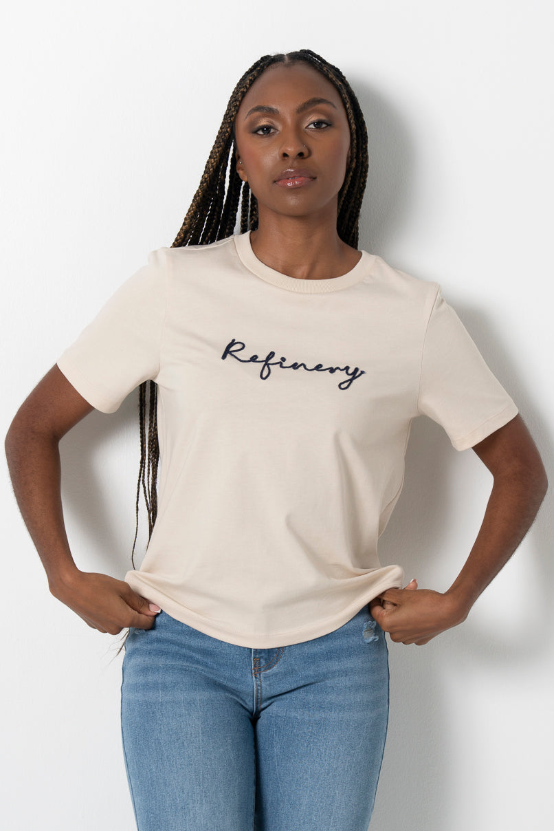 Slim Fit T-Shirt Stone
