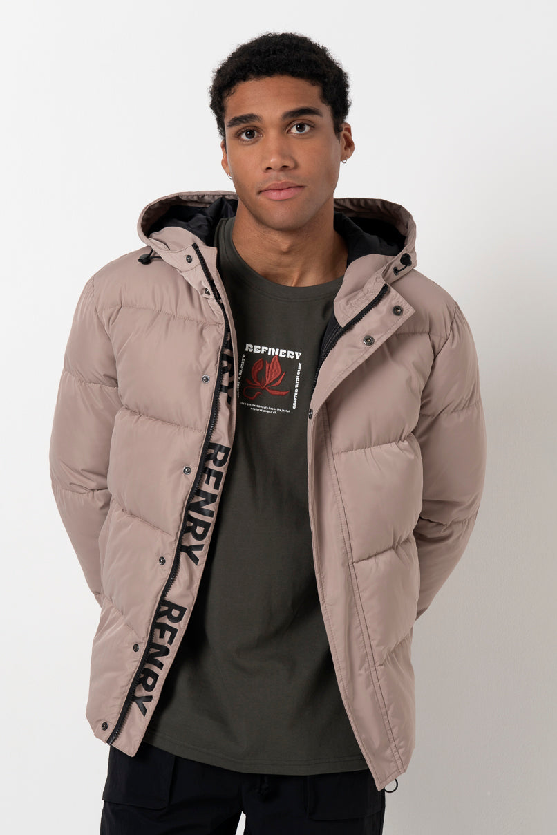 Puffer Jacket Taupe