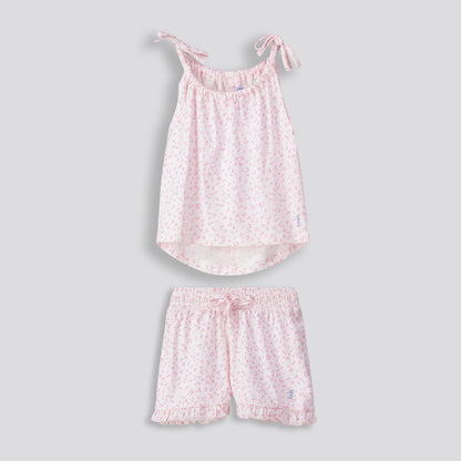 Girls Frill Edge Shorts Light Pink