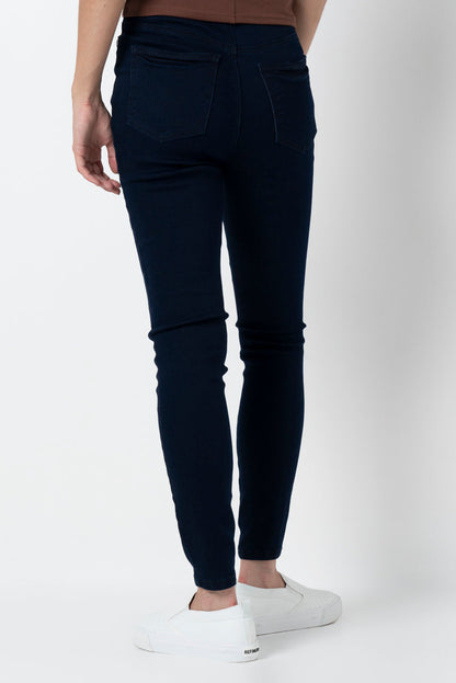 Rf09 Hi Waisted Skinny Jeans Dark Wash