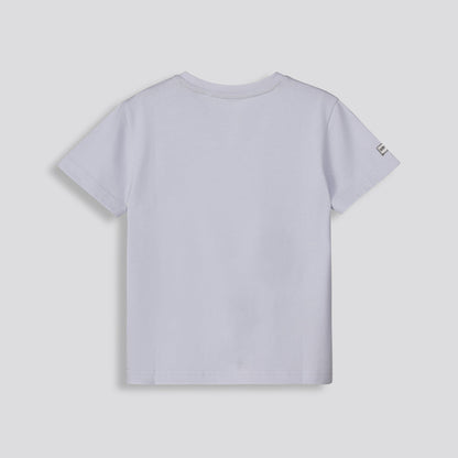 Boys Branded Tee Light Blue