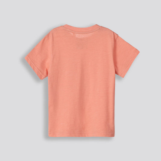 Boys Pocket Tee Rust