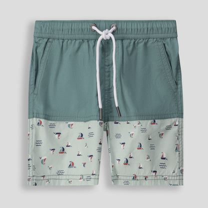 Boys Pool Shorts Green