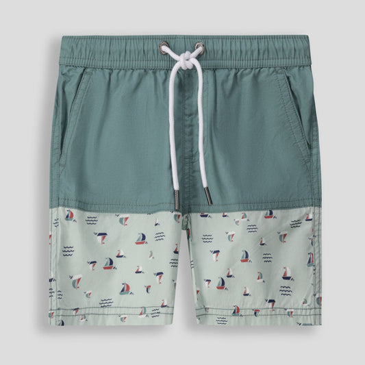 Boys Pool Shorts Green