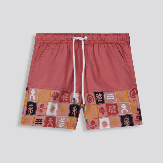 Boys Pool Shorts Rose