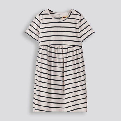 Girls Babydoll Dress Nude