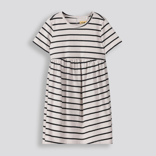 Girls Babydoll Dress Nude