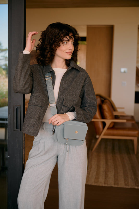 Melton Jacket Charcoal