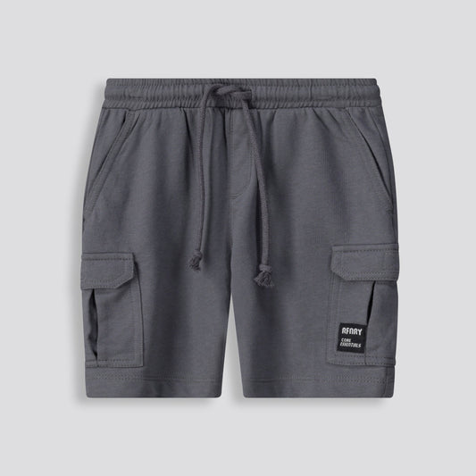 Boys Trackie Shorts Charcoal