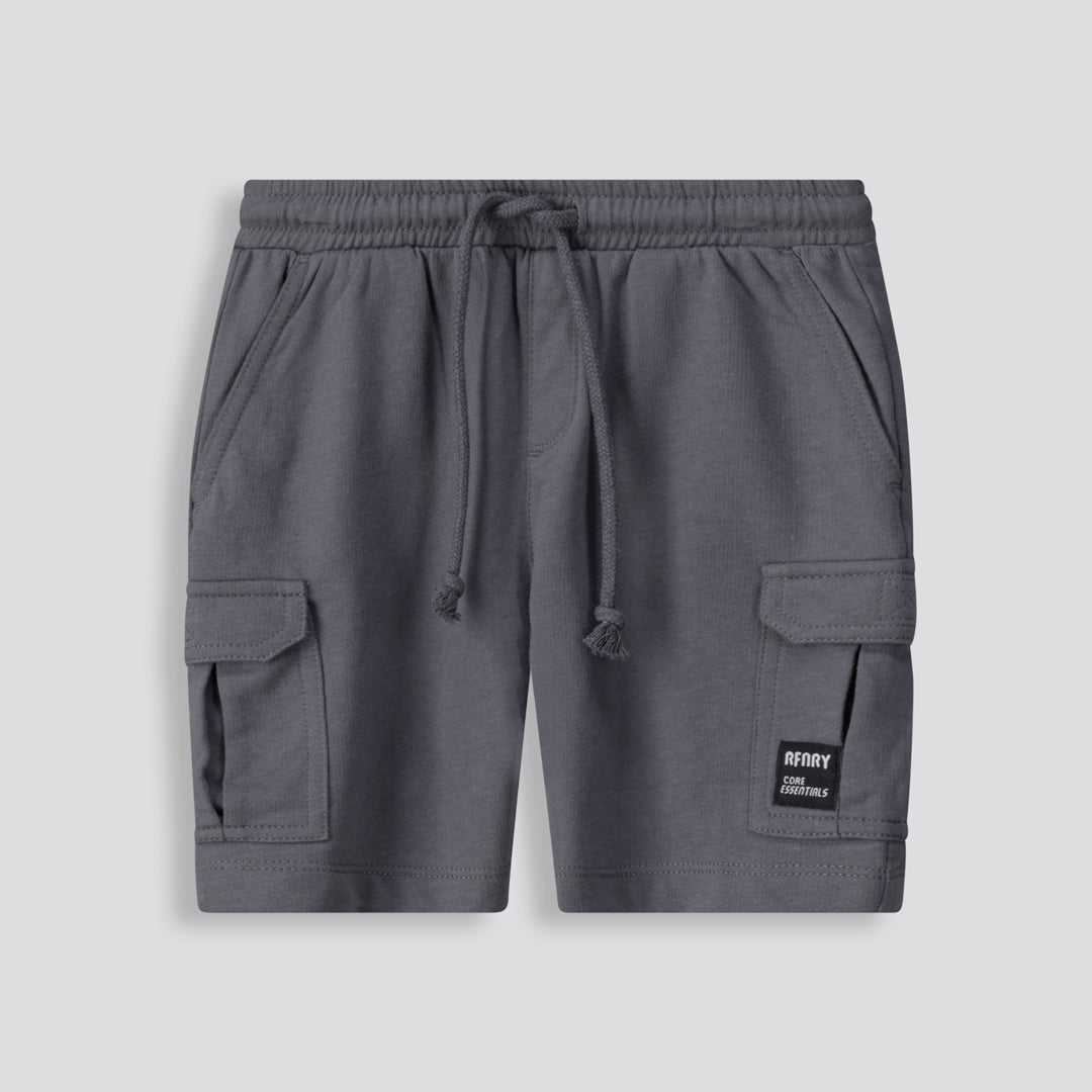 Boys Trackie Shorts Charcoal