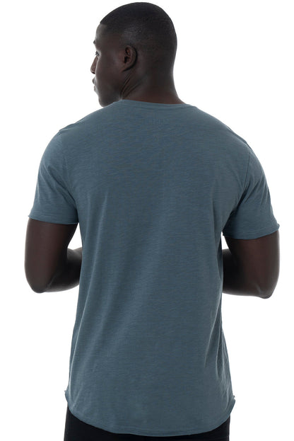 Henley T-Shirt Blue