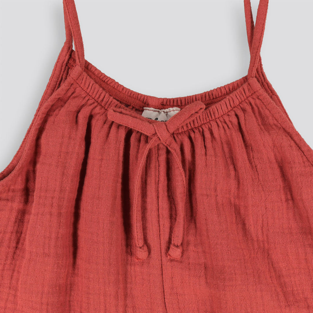 Girls Jumpsuit Brick