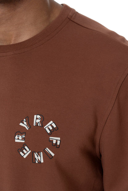 Statement Sweat Top Brown