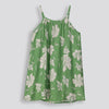 Girls Trapeze Dress Green