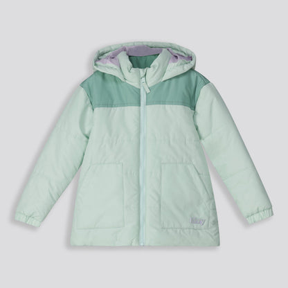 Girls Puffer Jacket Green