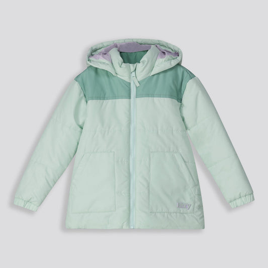Girls Puffer Jacket Green