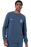 Statement Sweat Top Indigo