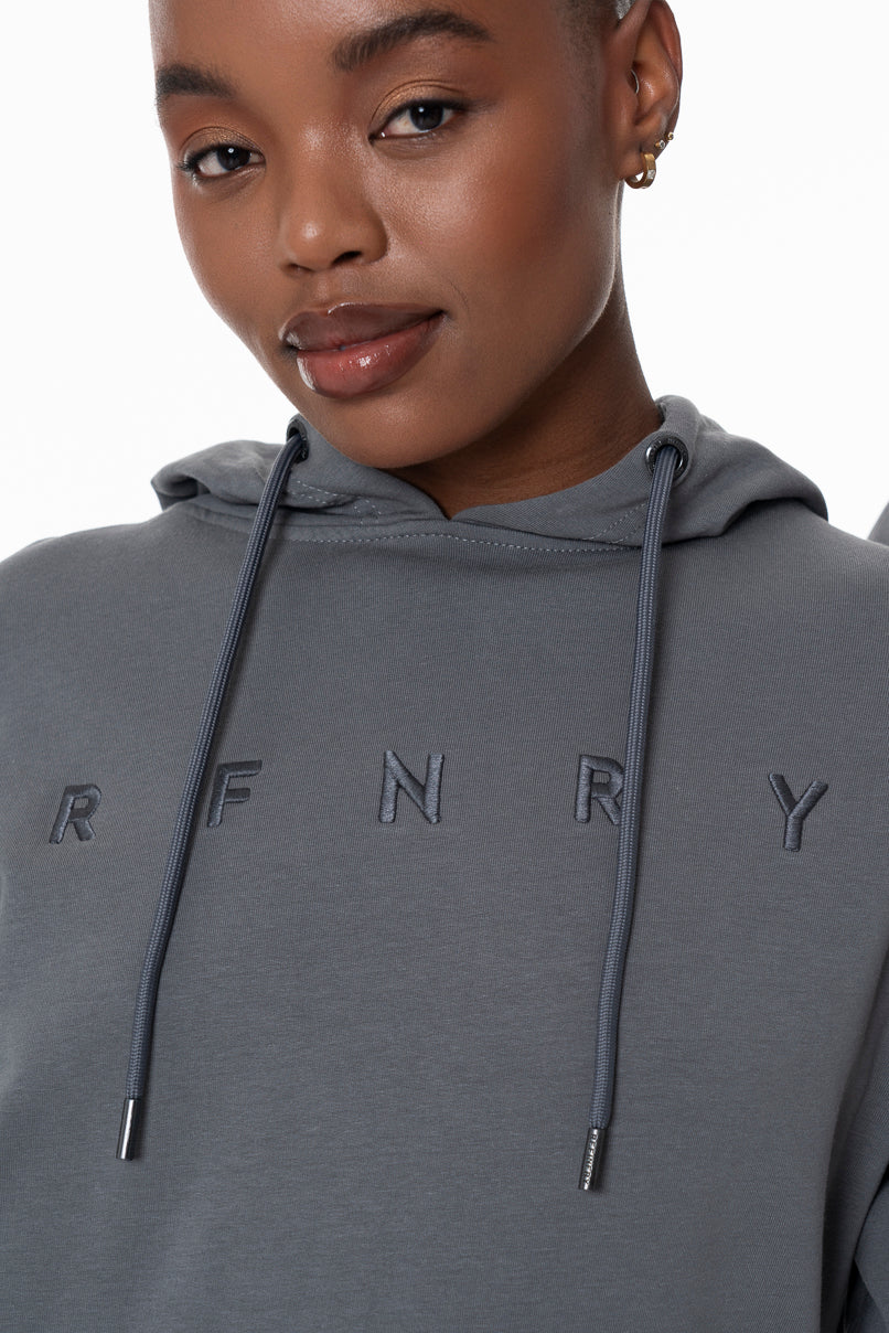 Branded Hoodie Charcoal