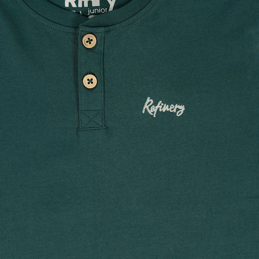 Boys Henley Tee Green