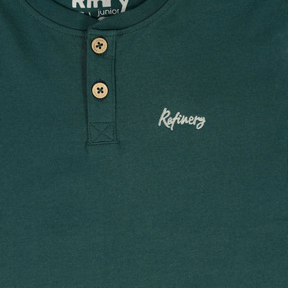 Boys Henley Tee Green