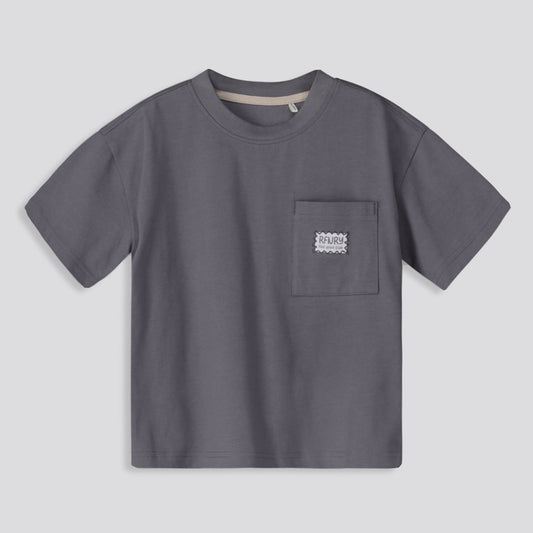 Boys Oversized Tee Charcoal