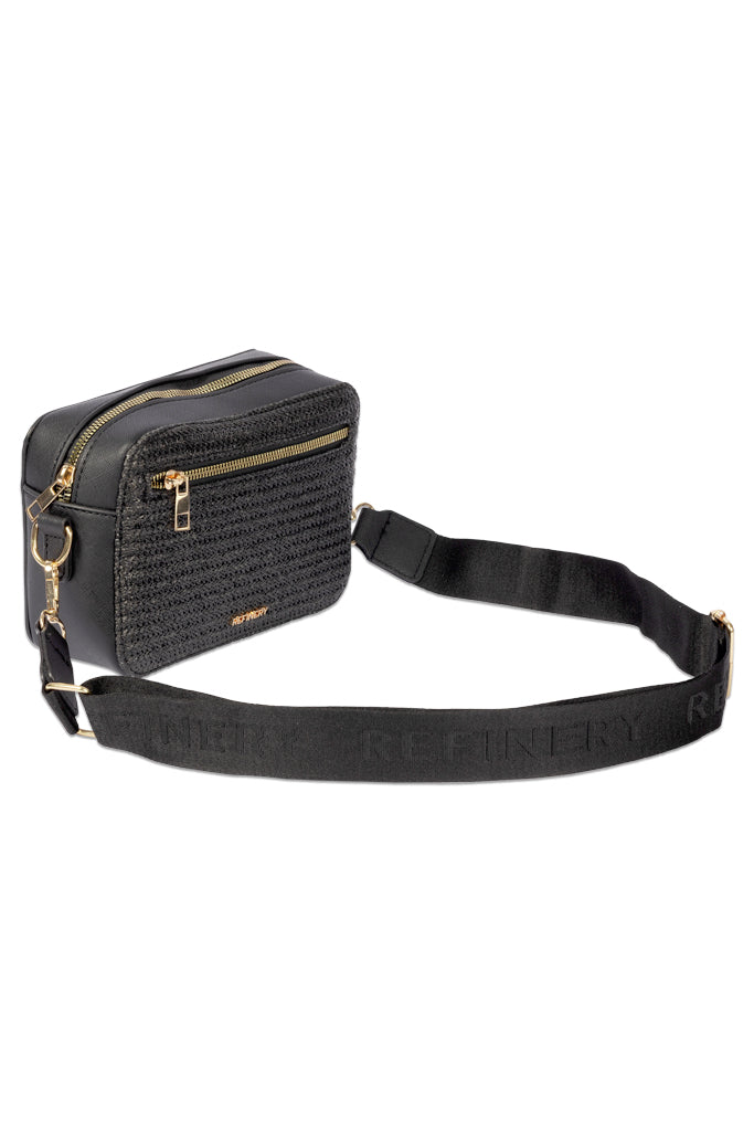 Raffia Bag Black
