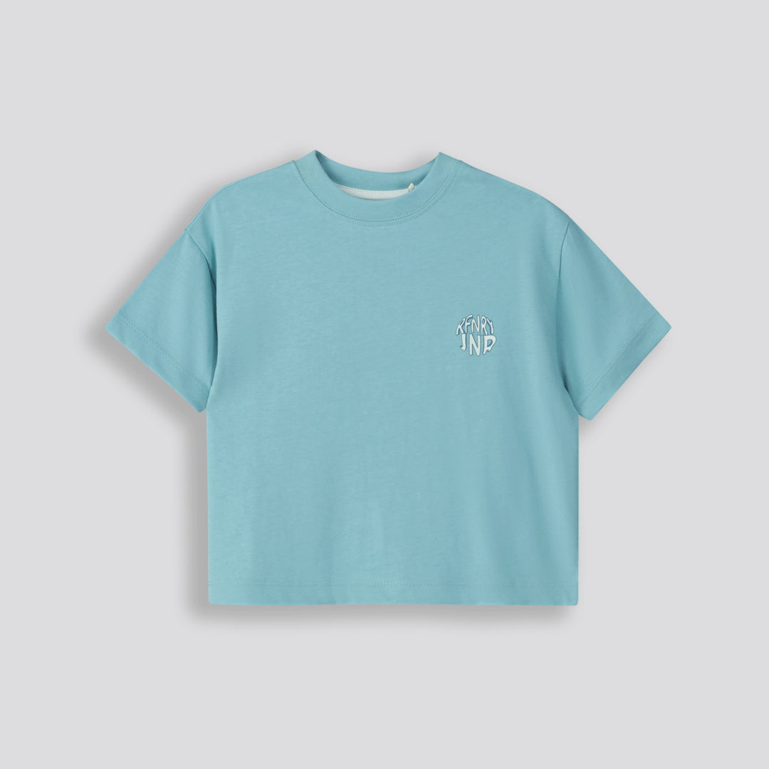 Girls Cropped T-Shirt Tortoise