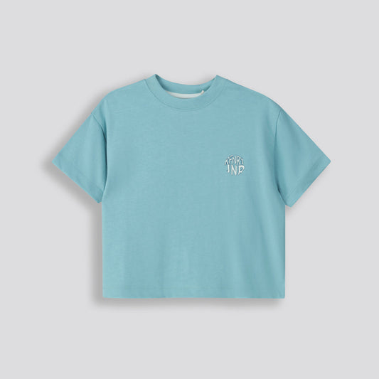 Girls Cropped T-Shirt Tortoise