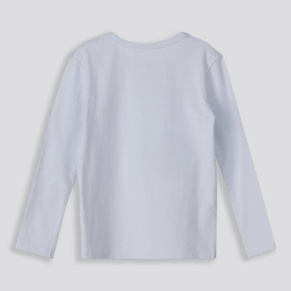 Girls Long Sleeve Tee Light Blue