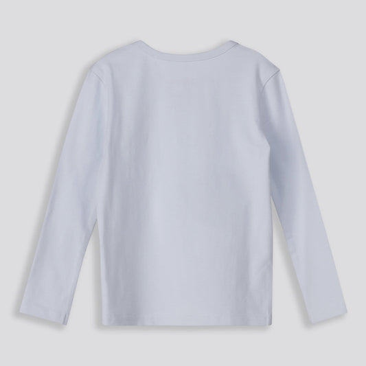 Girls Long Sleeve Tee Light Blue
