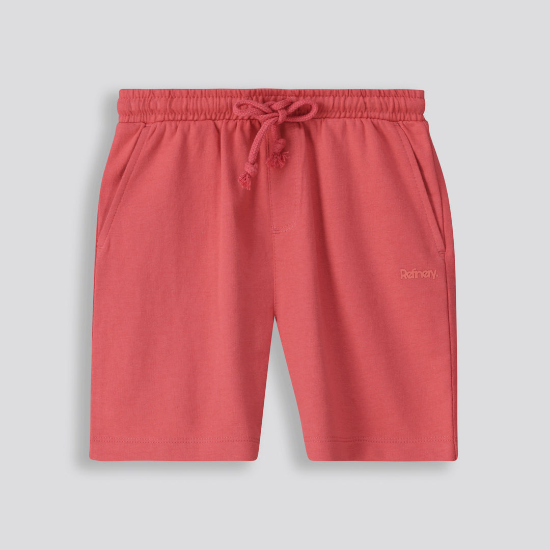 Boys Trackie Shorts Red