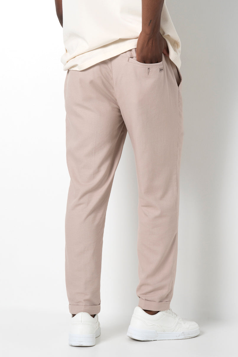Ironed Seam Pants Mushroom