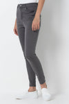 Rf09 Hi Waisted Skinny Jeans Grey Wash