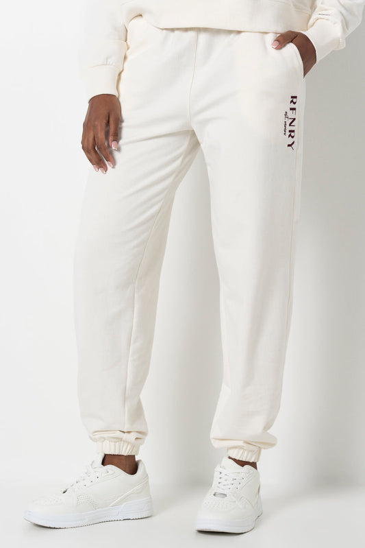 Relaxed Track Pants Milk