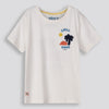 Boys Branded Tee Off White