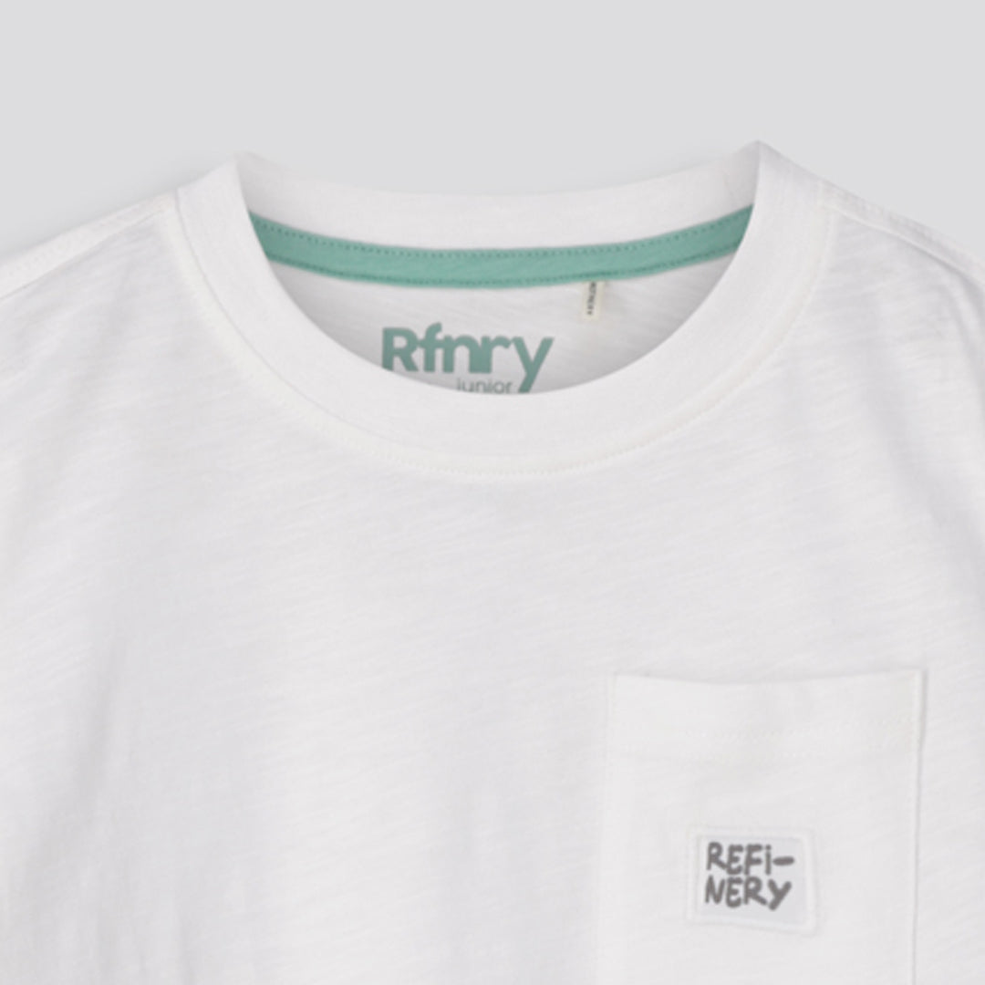 Boys Pocket Tee Optic White