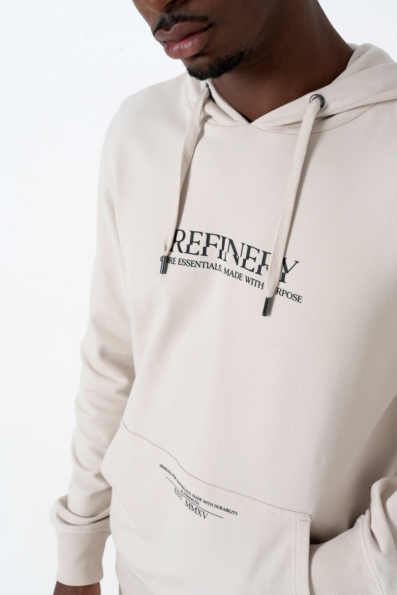 Statement Hoodie Cement