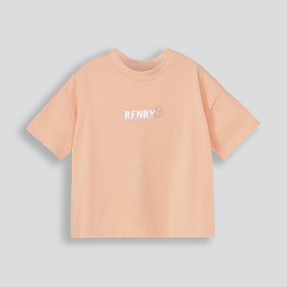 Girls Boxy Tee Yellow