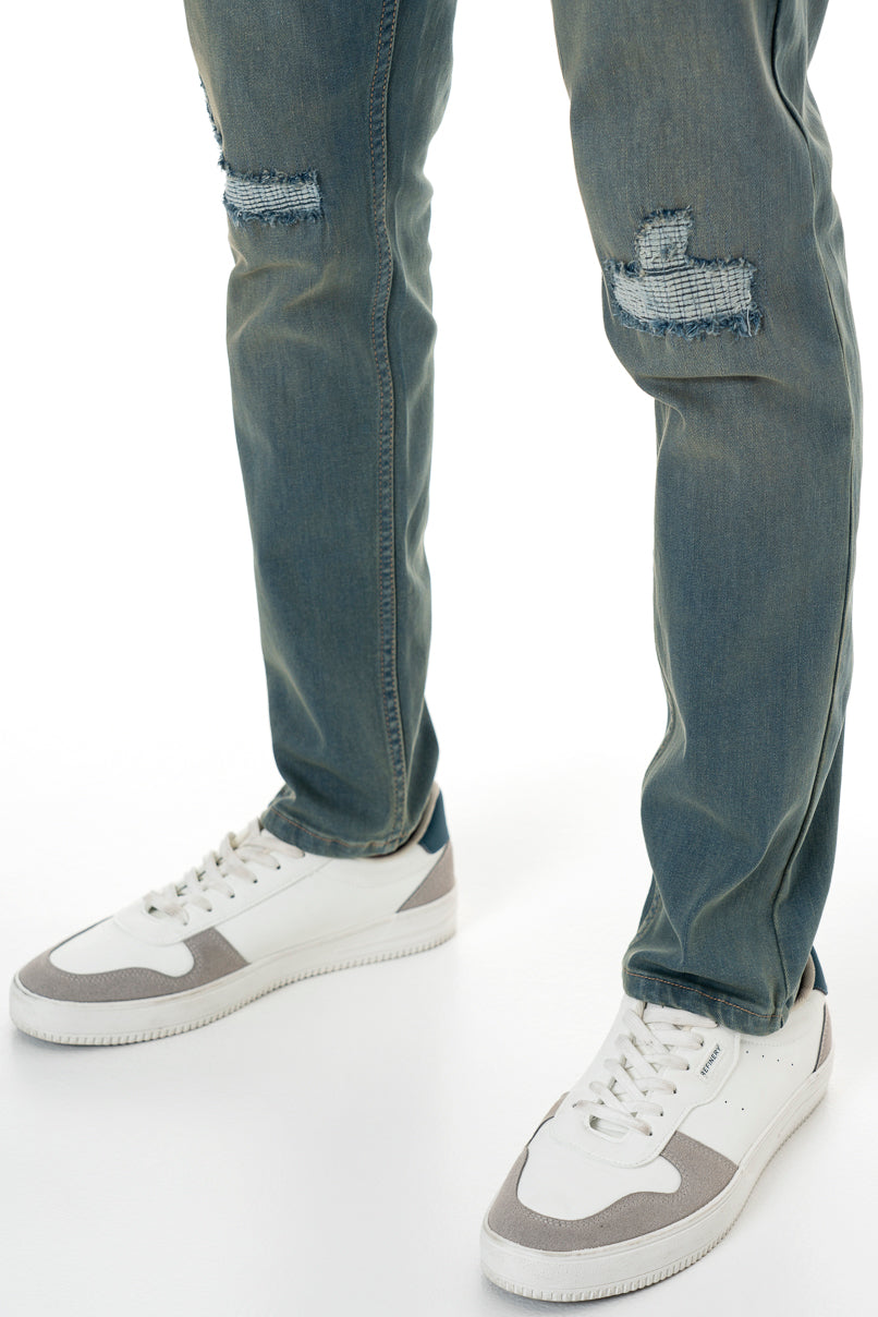 Rf02 Ripped Skinny Jeans Light Wash