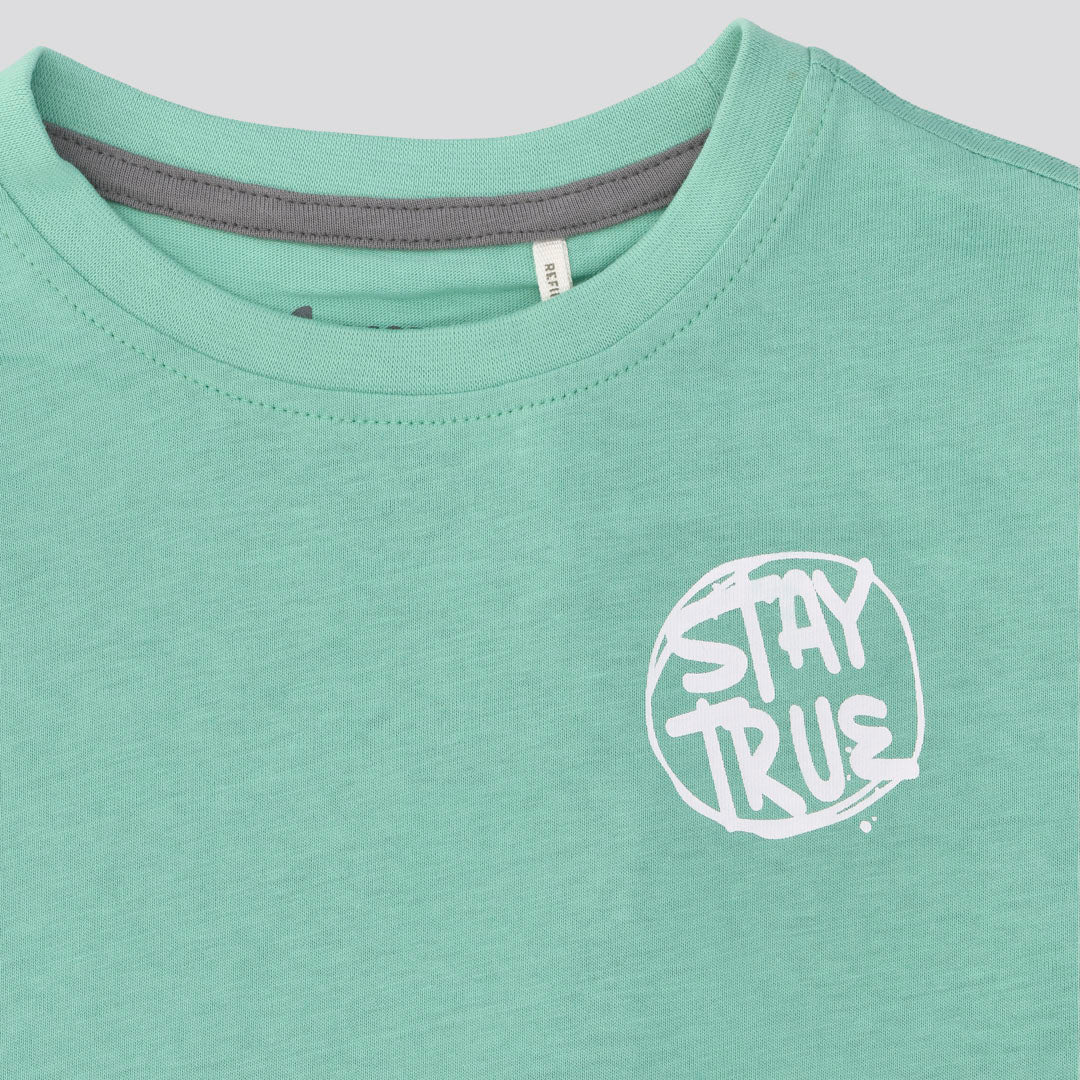 Boys Branded Tee Mint