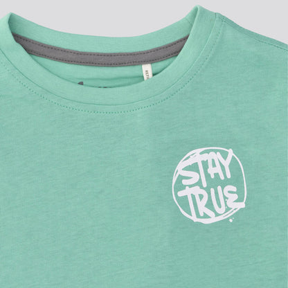 Boys Branded Tee Mint