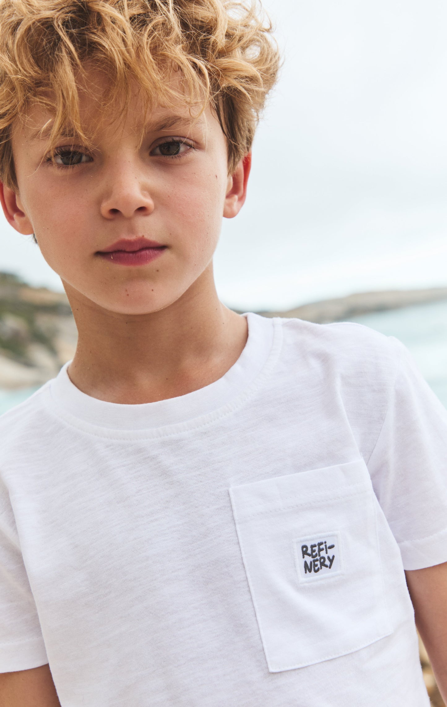 Boys Pocket Tee Optic White