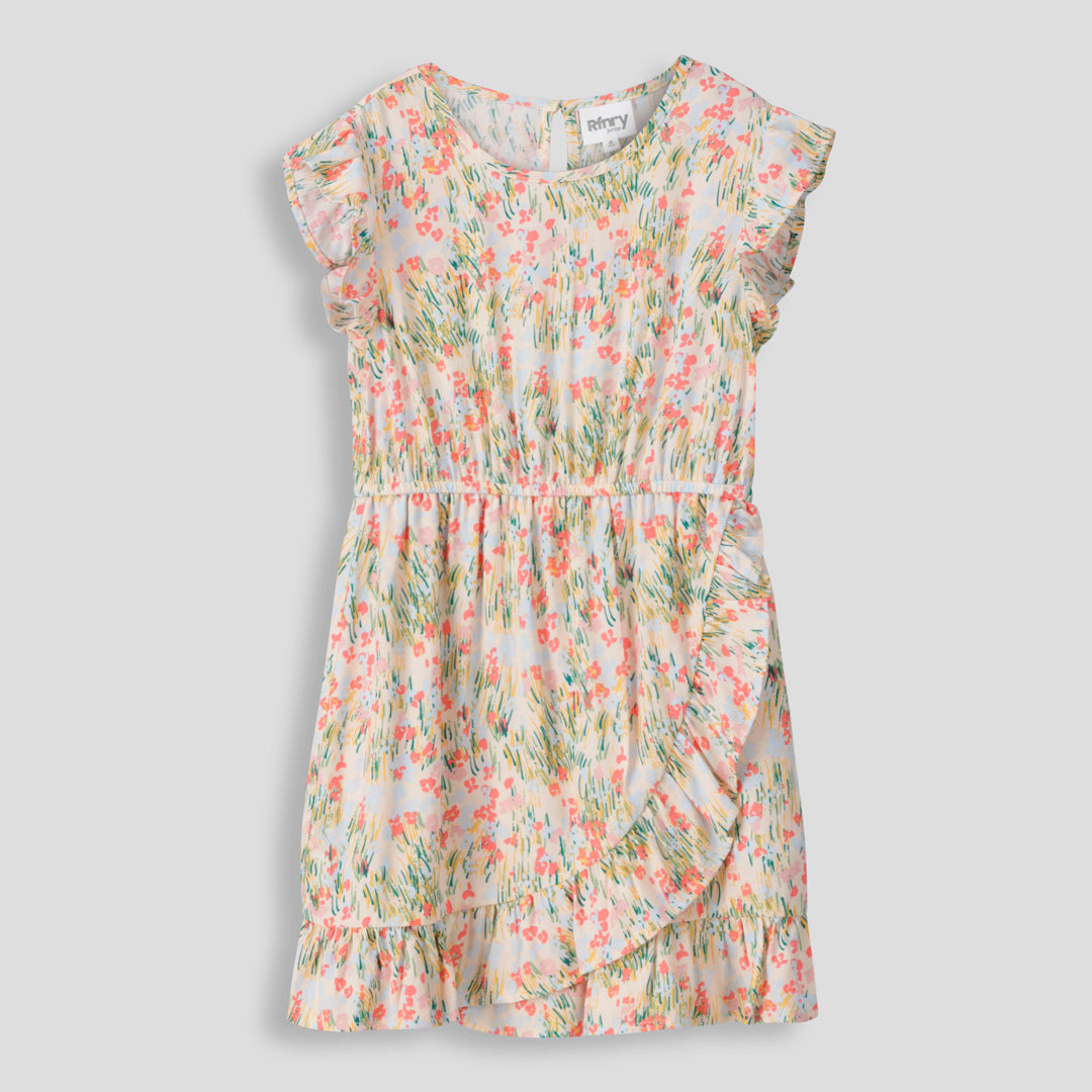 Girls Dress Beige