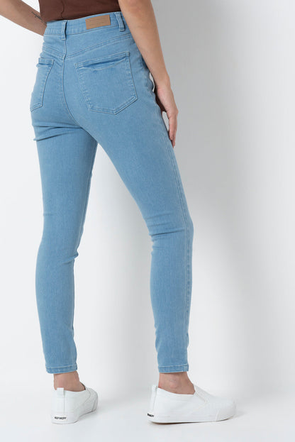 Rf09 Hi Waist Skinny Jean Light Wash