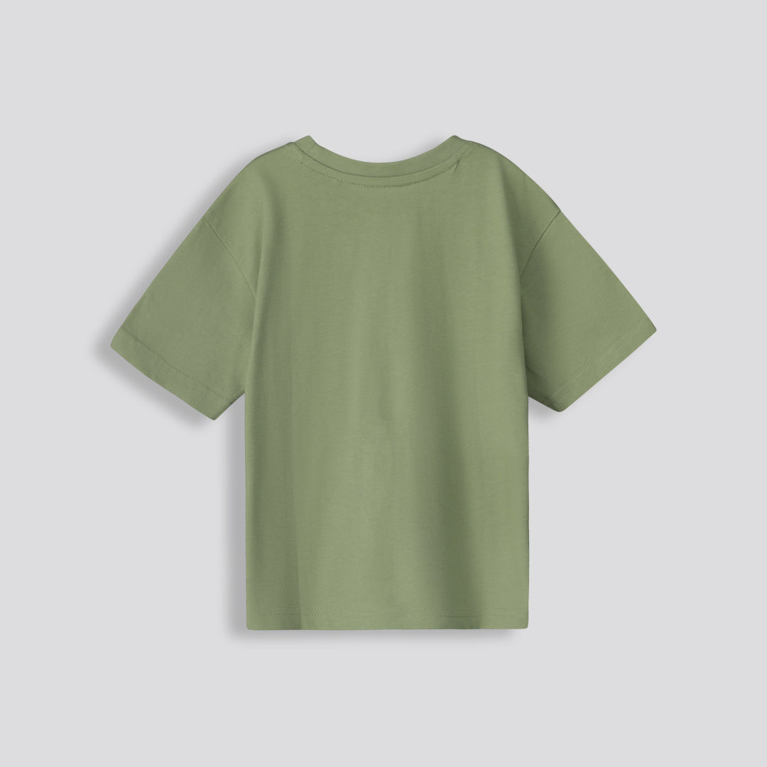 Boys Oversized Tee Chartreuse