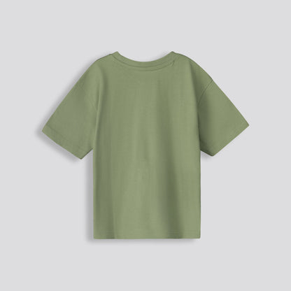 Boys Oversized Tee Chartreuse