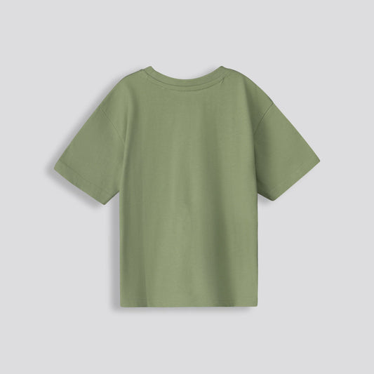 Boys Oversized Tee Chartreuse