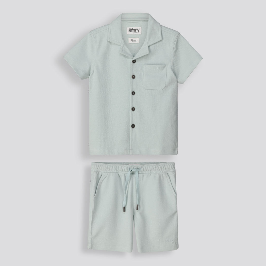 Boys Textured Shirt Sage
